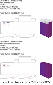Box Template Dieline, Box Design, Templete Dieline