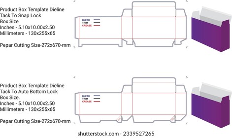 Box Template Dieline, Box Design, Templete Dieline