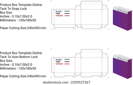 Box Template Dieline, Box Design, Templete Dieline