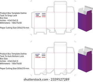 Box Template Dieline, Box Design, Templete Dieline