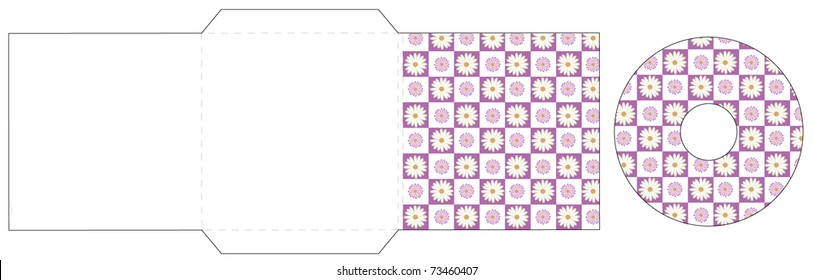 Box template floral