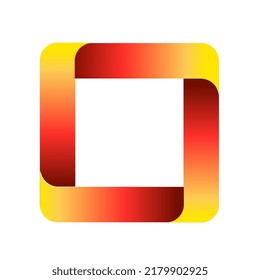 box template logo with gradient color