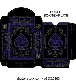 Box Template Poker Playing Card