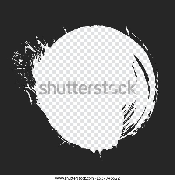 Box Text Shape Round Paintbrush Spot Stock Vector (Royalty Free) 1537946522