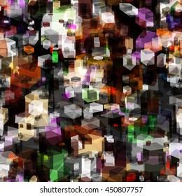 Box texture. Abstract seamless vector pattern. 