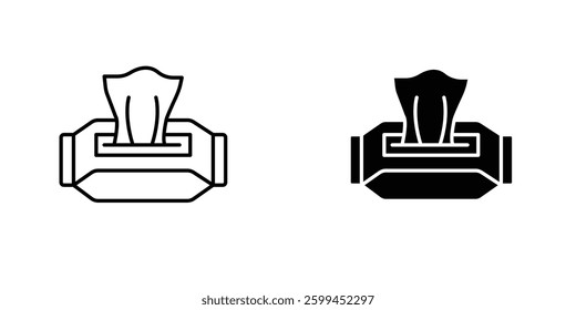 Box tissueicons for ui. vector illustration