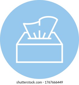 Box Of Tissues Outline Icon