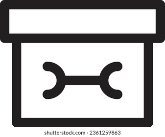 Box Tools Bag Outline Icon