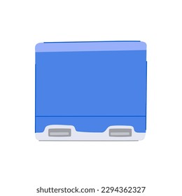 box trash bin cartoon. garbage can, rubbish recycle box trash bin sign. isolated symbol vector illustration