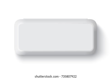 box tray mock up vector template
