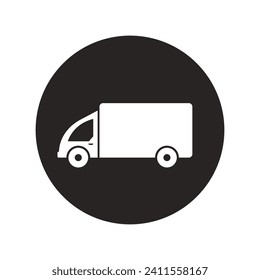 box truck icon,vector illustration symbol design