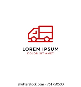 Box Truck Logo Template
