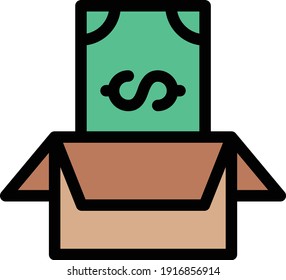 Feld-Vektorfarbenzeilensymbol