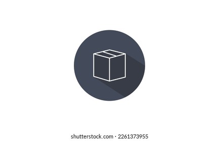 Box Vektordesign. Moderne Vektorsymbol-Designvorlage