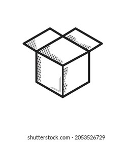 the box vector design for your project with white background