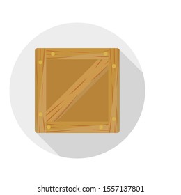 box vector flat colour icon