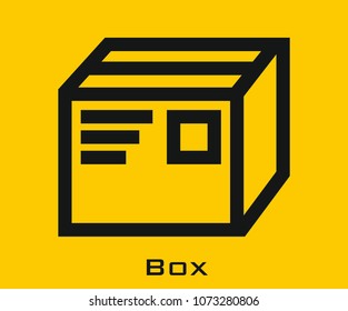 Box vector icon