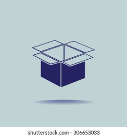 Box vector icon 