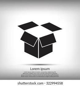box vector icon