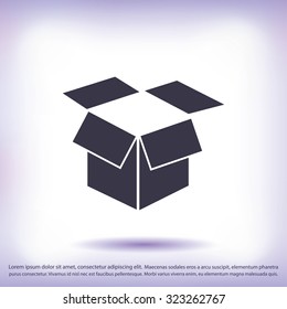 box vector icon
