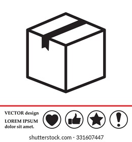 box vector icon