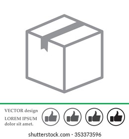 box vector icon