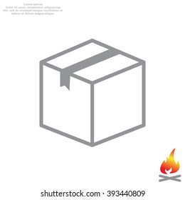 box vector icon