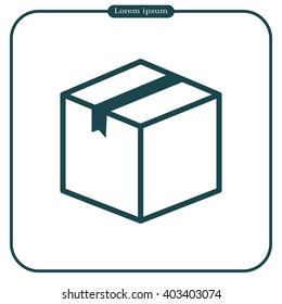 box vector icon