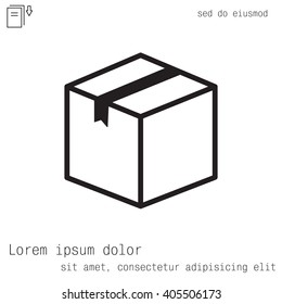 box vector icon