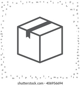 box vector icon