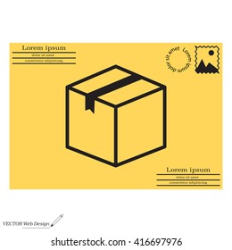box vector icon
