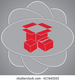 Box vector icon 