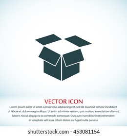 box vector icon