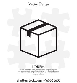 box vector icon