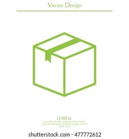 box vector icon