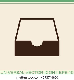 Box vector icon.