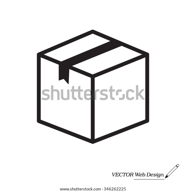 Box Vector Icon Stock Vector Royalty Free