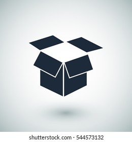 box vector icon, vector best flat icon, EPS