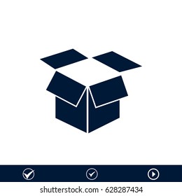 box vector icon, vector best flat icon, EPS