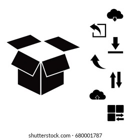 box vector icon, vector best flat icon, EPS