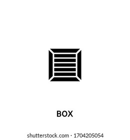 icono de vector de cuadro. signo negro en fondo blanco. icono de cuadro para web y aplicación