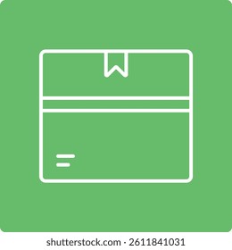 Box vector icon. Can be used for printing, mobile and web applications.