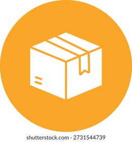 Icono de Vector de caja. Se puede utilizar para aplicaciones de impresión, móviles y de Web.