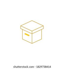 box vector icon design template