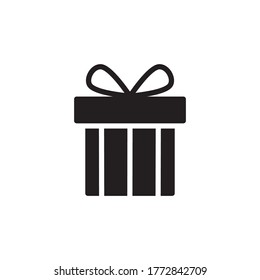 box vector icon, gift box icon in trendy flat style