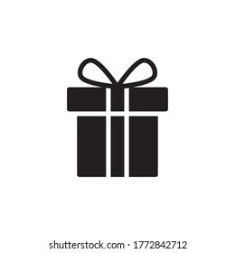box vector icon, gift box icon in trendy flat style