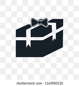 Box vector icon isolated on transparent background, Box logo concept