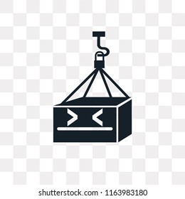 Box vector icon isolated on transparent background, Box logo concept