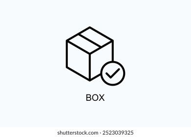 Box Vector Icon Or Logo Illustration
