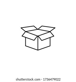 Box vector icon on eps 10
